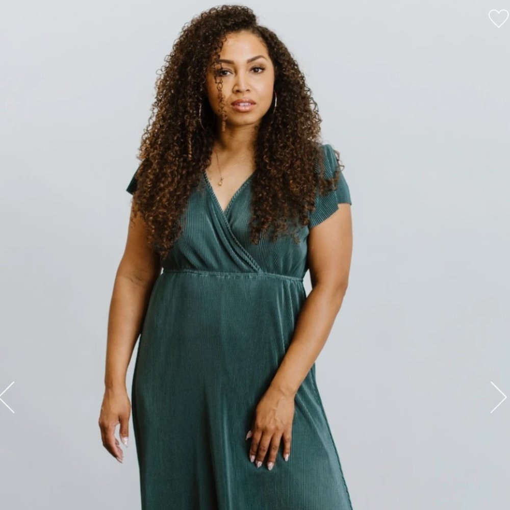 Baltic Born Athena Pleated Maxi Dress